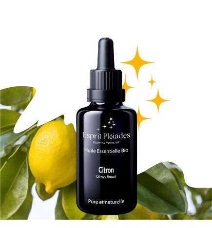 Huile essentielle de citron bio